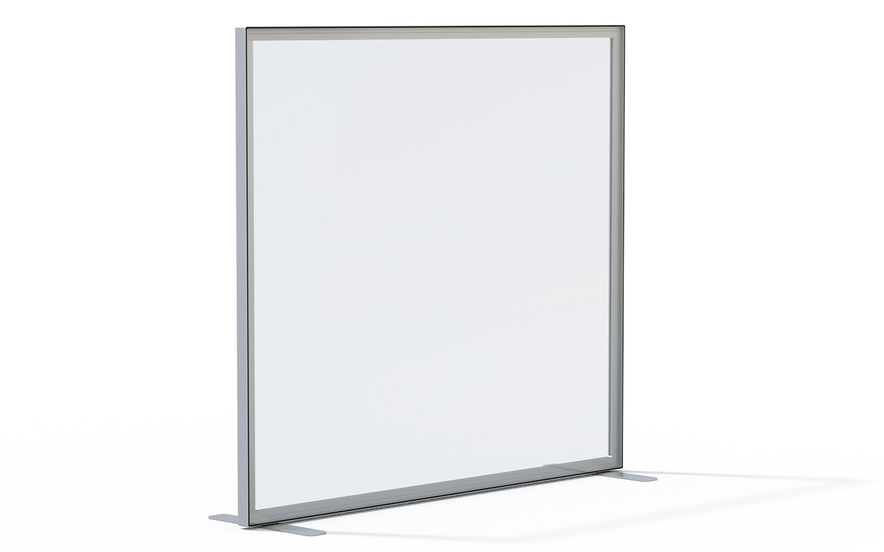 Trennwand light mit Flachfüßen freigestellt